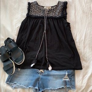 LOFT cotton sleeveless shirt